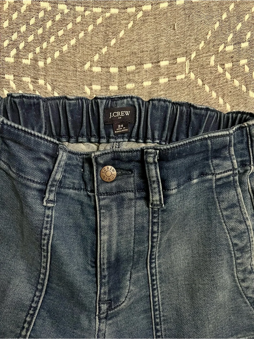 J Crew Jeans with Elastic Cuffs